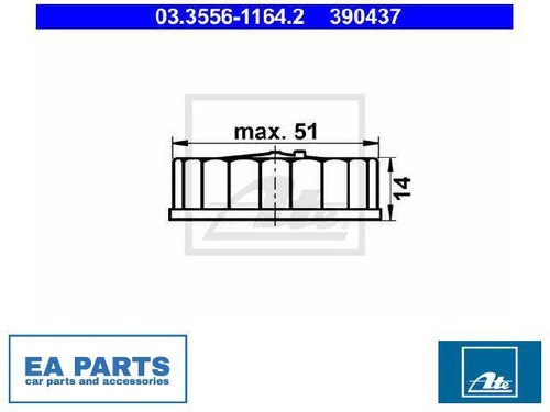 Sealing cap brake fluid - sealing,